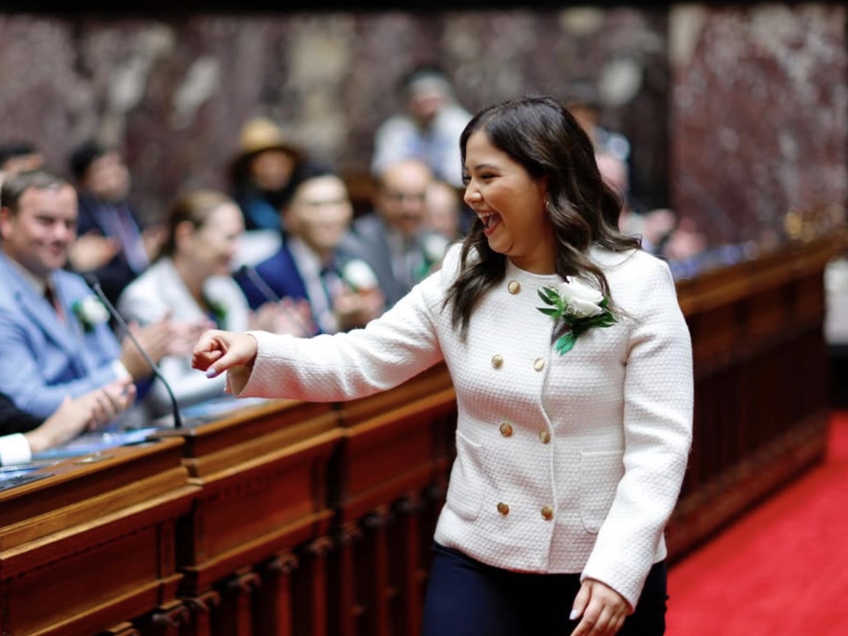 Amna Shah in the B.C. Legislature